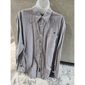 Vesi Sportswear Xavier Musketeers Button Down Dress Shirt Sz XL 60/2 Luxury Yarn